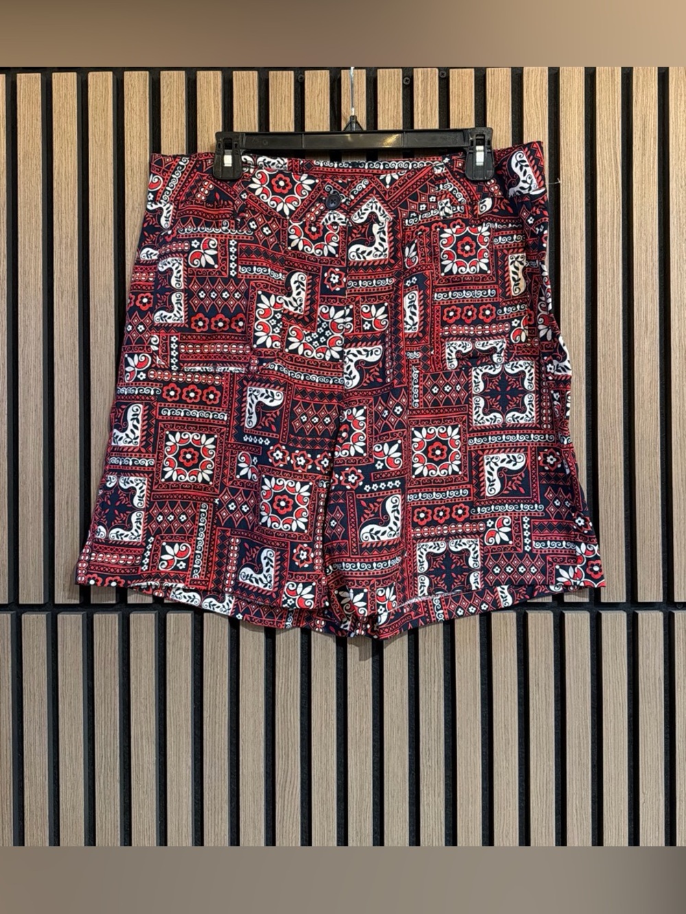 Christopher & Banks Abstract/Bird Shorts